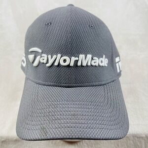 TaylorMade M3 TPS New Era 39Thirty Hat Cap‎ Men's Large XL Gray Strapback Golf